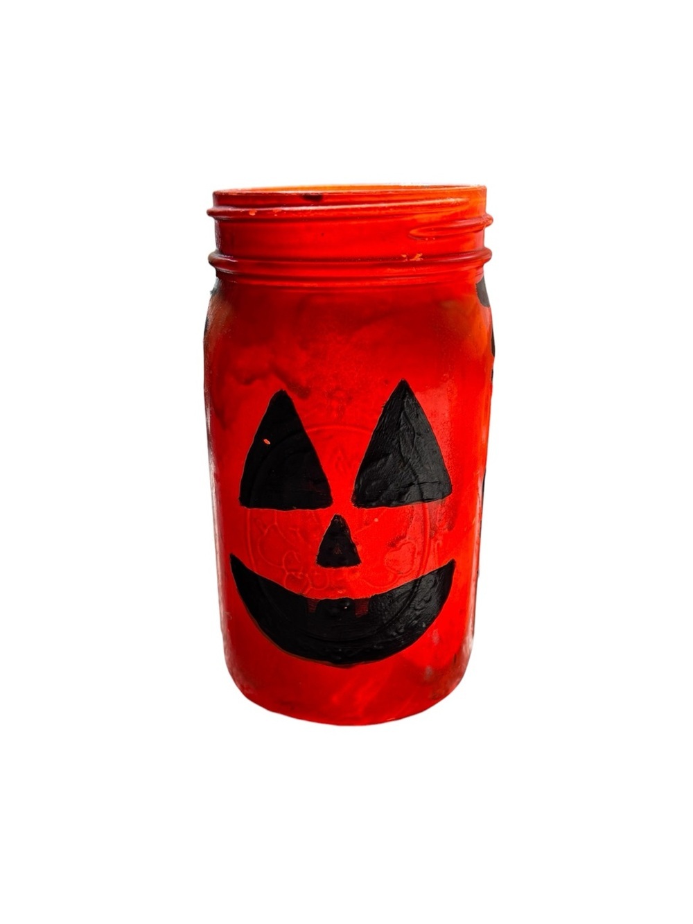 🎃 Hand-Painted Halloween Mason Jar Set – 6 Pieces 🎃 - Picture 4 of 8